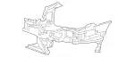 2318851265 - Body: Mount Frame for Mercedes-Benz Image
