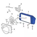 5L3Z8005AA - Belts &amp; Cooling: Radiator for Ford: F-150, F-150 Heritage Image