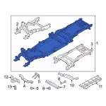 NC3Z5005G - Body: Frame Assembly for Ford: F-250 Super Duty, F-350 Super Duty Image