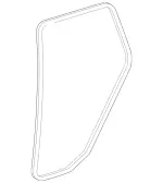 16669701519G44 - Body: Surround Weather-strip for Mercedes-Benz Image