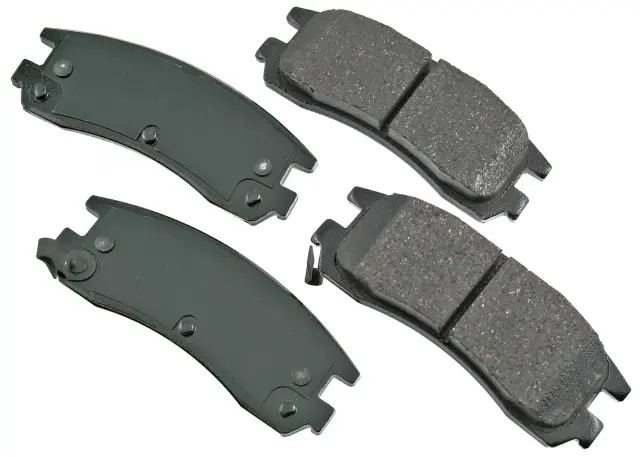 ACT714 - Brake: Akebono ProACT Ultra Premium Ceramic Disc Brake Pad Kit for AKEBONO Image