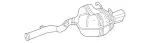 2124904160 - Exhaust System: Exhaust Gas Line for Mercedes-Benz Image