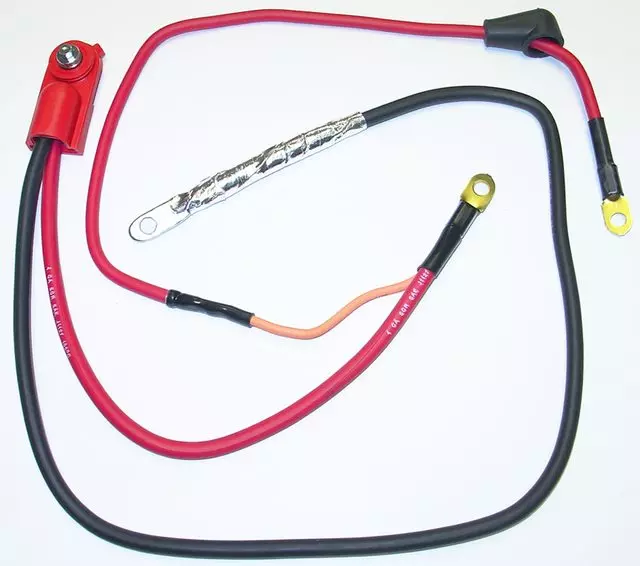 Positive Side Terminal Battery Cable with Multiple Auxiliary Leads - GM (88864197)