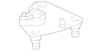 2104310140 - Brakes: Holder for Mercedes-Benz Image