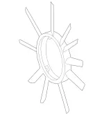 1192000023 - : Fan for Mercedes-Benz Image