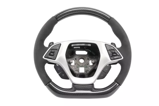 Black with Blue Thread Steering Wheel - GM (84452690)