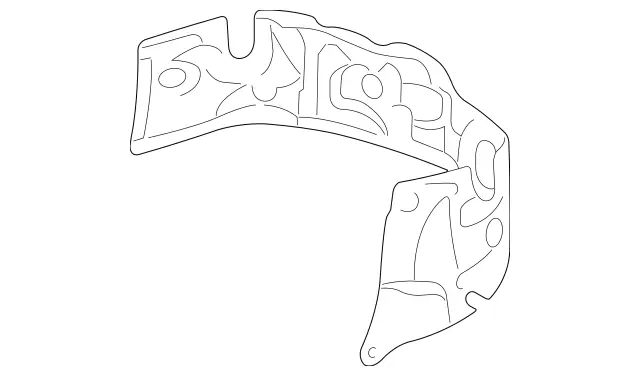 2116821304 - Panelling: Damping for Mercedes-Benz: CLS500, CLS55 AMG, CLS550, CLS63 AMG, E320, E500, E55 AMG Image image