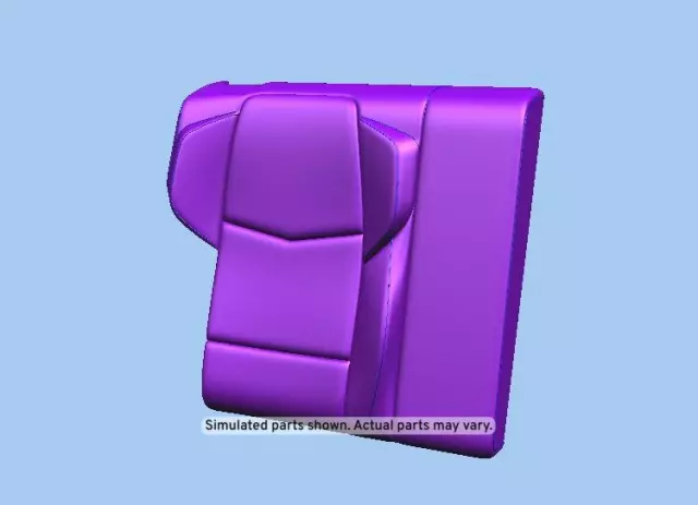 23258315 - : Jet Black Rear Passenger Side Seat Back Cover for Cadillac: ATS Image