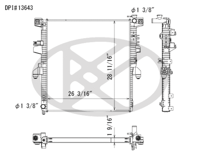 A13643 - : Koyorad Radiator for Koyo Image