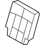 FL1Z7866601EC - Body: Seat Back Cover for Ford: Expedition Image