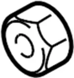 121100561 - : Grille Nut for INFINITI: QX56 Image