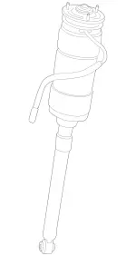 2213208913 - Springs, Suspension and Hydraulics: Suspension Strut for Mercedes-Benz Image