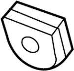 46366AL510 - : Grommet for INFINITI: FX35, FX37, FX50, M37, M56, Q50, Q70, Q70L, QX70 Image