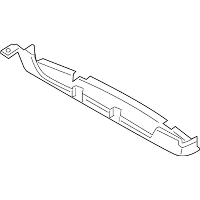 DS7Z9911778J - Body: Rear Deflector for Ford: Fusion, Police Responder Hybrid, SSV Plug-In Hybrid Image