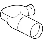 4L3Z9B659AA - Engine: Outlet Tube for Ford: F-150 Image