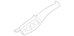 2136804908 - : Trim Bar for Mercedes-Benz Image