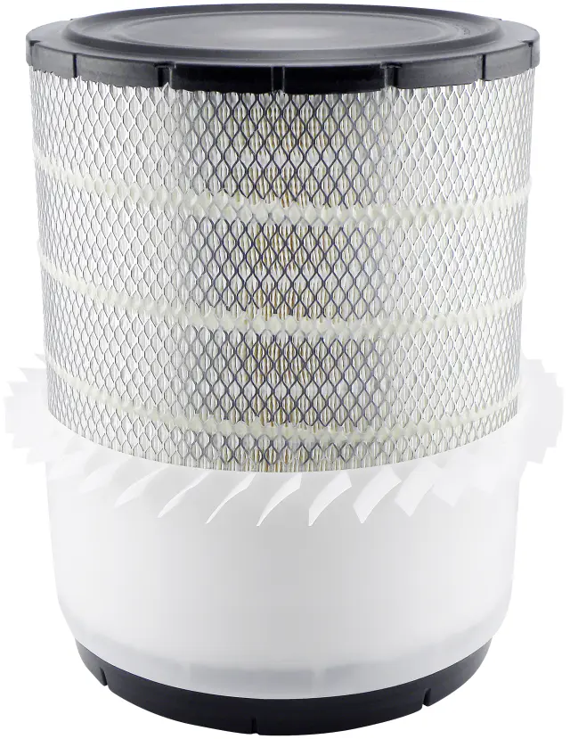 RS5389FN - : Radial Seal Outer Air Element with Fins for Baldwin Image