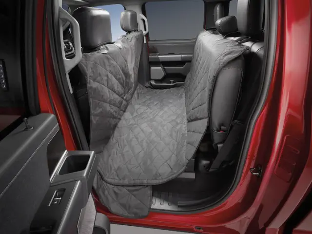 VML3Z16123A00A - Interior: Seat Covers - Rear Pet Floor Hammock for Ford: E-350 Super Duty, E-450 Super Duty, F-150, F-250 Super Duty, F-350 Super Duty, F-450 Super Duty, F-550 Super Duty Image