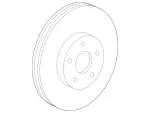 221423101207 - Brakes: Brake Disc for Mercedes-Benz Image