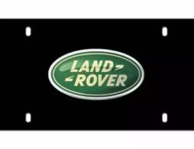 VPLDY0101 - Exterior: License Plate, Land Rover Logo for Land Rover: Defender 110, Defender 90, Discovery, Discovery Sport, LR2, LR4, Range Rover, Range Rover Evoque, Range Rover Sport, Range Rover Velar Image