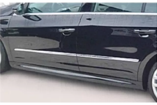 3C8071685DSI7F - Exterior: Side Skirts - Pre-Painted - Urano Gray 5K5K for Volkswagen: CC Image