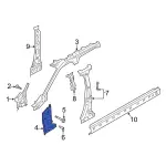 LB5Z7802543A - Body: Outer Pillar for Ford: Explorer, Police Interceptor Utility Image