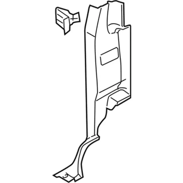 BC3Z28278D13BB - Body: Lower Pillar Trim for Ford: F-250 Super Duty, F-350 Super Duty Image