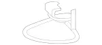 996840027 - Trim and Lining: Mounting Plate for Mercedes-Benz Image