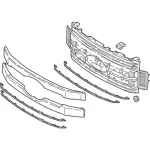 KC3Z8200AA - Body: Grille Assembly for Ford: F-250 Super Duty, F-350 Super Duty Image