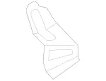 20569201598R73 - Body: Seat Belt Guide for Mercedes-Benz Image