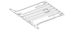 4636181961 - Body: Rear Floor Pan for Mercedes-Benz Image