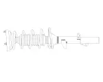 810404 - : BMW Suspension Strut and Coil Spring Assembly  - Front Left for GSP Image