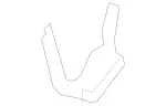 22291810007H52 - Body: Lower Cover for Mercedes-Benz Image