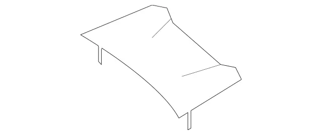 2516803407 - Body: Trim Cover for Mercedes-Benz Image