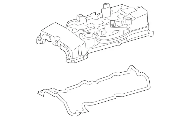 2710101030 - : Cylinder Head Cover for Mercedes-Benz Image