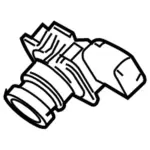 8A8Z19G490B - Body: Rear Camera for Ford: Flex Image