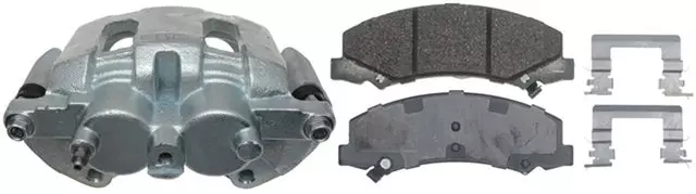 19236021 - : Front Driver Side Disc Brake Caliper Assembly (Loaded Non-Coated), Remanufactured for GM Image