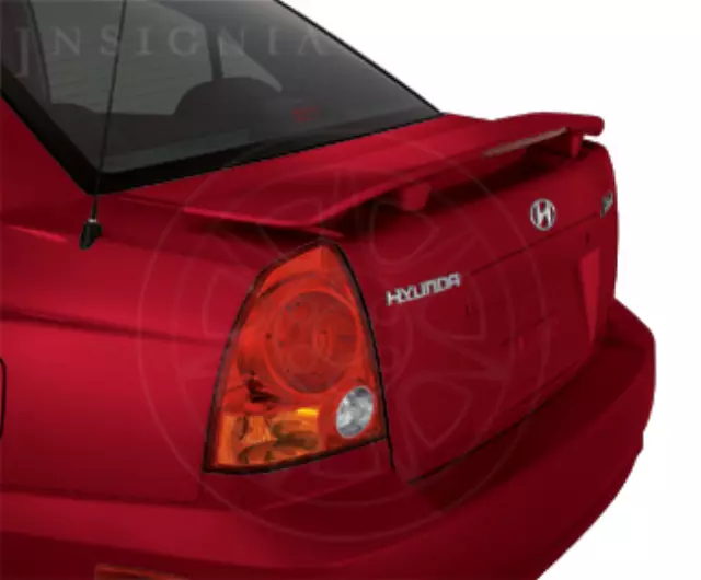 83401E1005R - Exterior: Rear Spoiler - Painted - 4 Door - Wine Red for Hyundai: Accent, Genesis Coupe, Sonata Image