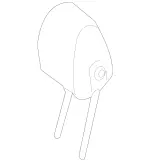 21397032009E38 - Body: Headrest for Mercedes-Benz Image