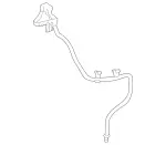 1727500147 - : Water Drain for Mercedes-Benz: SLC300, SLC43 AMG, SLK250, SLK300, SLK350, SLK55 AMG Image