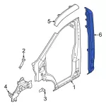 CK4Z9941058A - Body: Rear Pillar for Ford: E-Transit Image