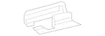 16791905007P82 - Body: Track End Cover for Mercedes-Benz Image