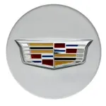 19329848 - : Wheel Center Caps, Silver w\\/Color Crest for Cadillac: ATS, CTS Image