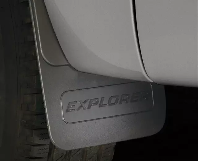 2006 thru 2010 Explorer OEM Genuine Ford Molded Splash Guards Mud Flaps Set of 4 - Ford (6L2Z-16A550-AA)