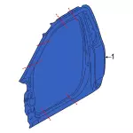 ML3Z15211A11A - Body: Uniside for Ford Image