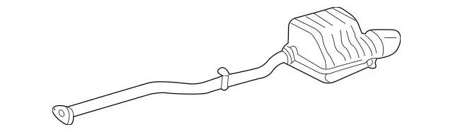 2034901835 - : Exhaust Gas Line for Mercedes-Benz: C230 Image