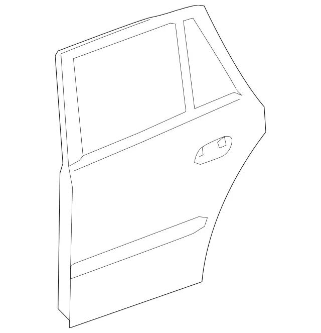 164730090564 - : Door, Body-In-White for Mercedes-Benz: GL320, GL550 Image