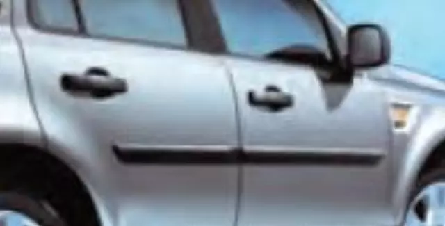 LR002791 - Exterior: Body Side Molding - Natural Black for Land Rover: LR2 Image