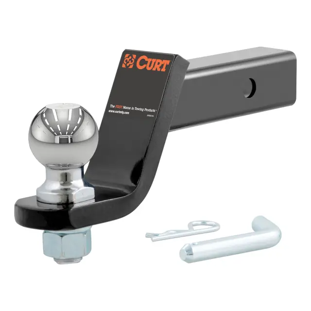 45042 - : Loaded Ball Mount with 2-5/16" Ball (2" Shank, 7,500 lbs., 4" Drop) for CURT Image
