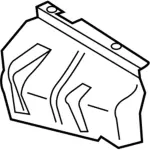 GD9Z17D942B - : Mount Bracket for Lincoln: Continental Image